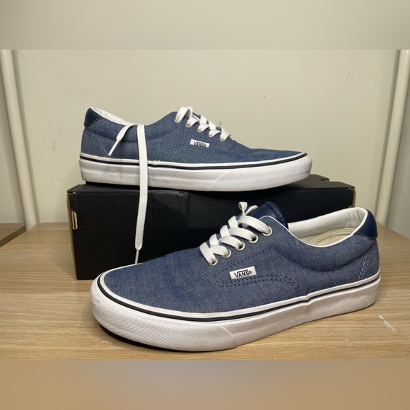 Vans Authentic Navy denim (White), Size 10 Women/8.5 Men *Great condition* - Picture 7 of 7